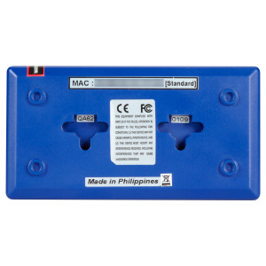 Black Box EME161A-R2 Environmental Monitoring Device, 4 RJ-45 active sensor ports, 1 RJ-45 fast ethernet, Desktop or DIN-rail